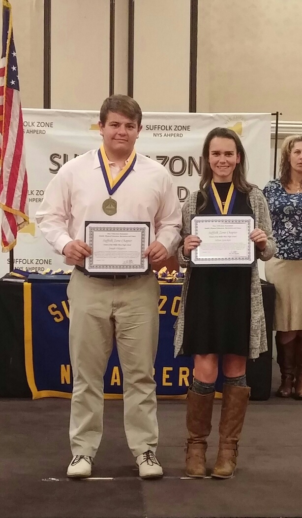 Miller Place High School Students Awarded for Excellence in Physical Education