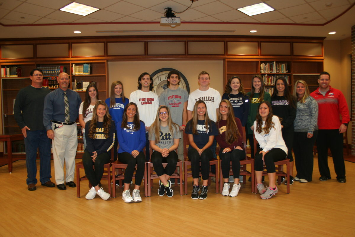 Miller Place High School Students Sign Letters of Intent