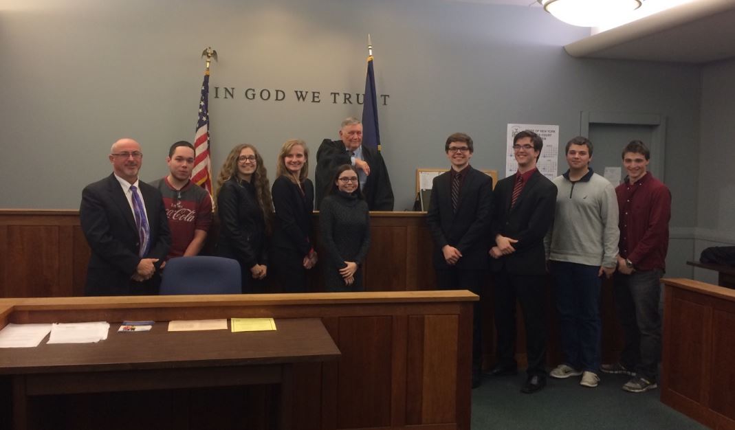 Miller Place High School Mock Trial Students Celebrate Victory