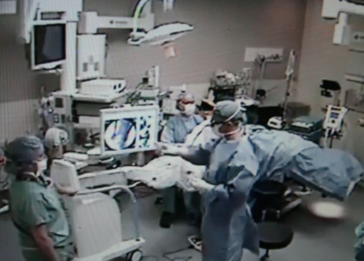 Miller Place AP Bio Students Live Stream Wrist Surgery