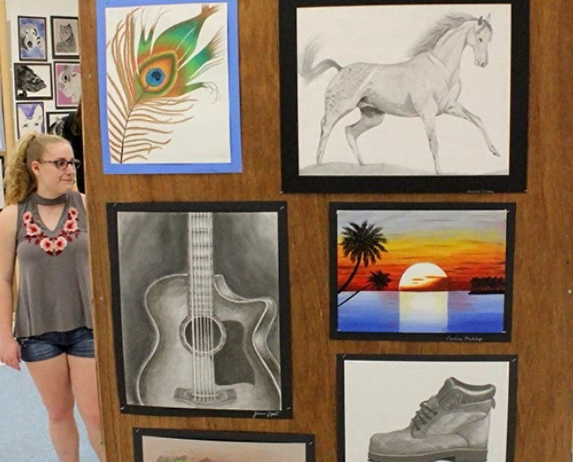 Miller Place High School Hosts Art Show