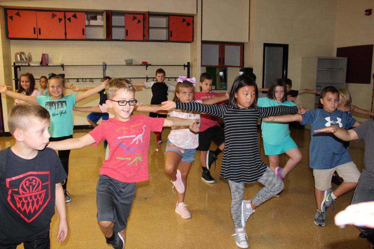 Miller Place Students Practice Yoga