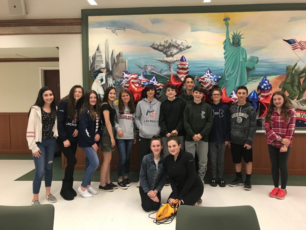North County Road Middle School Gives Back